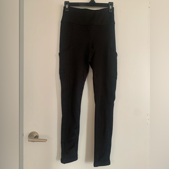 Joe Fresh Active Black Thick Leggings (Size: S) - Picture 1 of 10